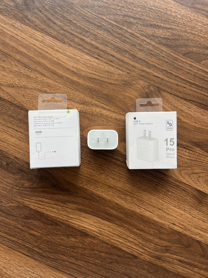 Cubo carga ráida 25w + Cable lightning de 1mt.