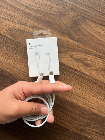 Cubo carga ráida 25w + Cable lightning de 1mt.