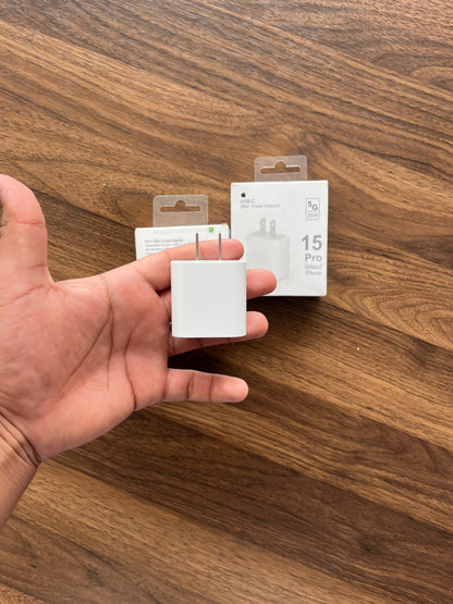 Cubo carga ráida 25w + Cable lightning de 1mt.